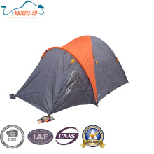 3-4 persona doble capa de camping plegable tienda al aire libre